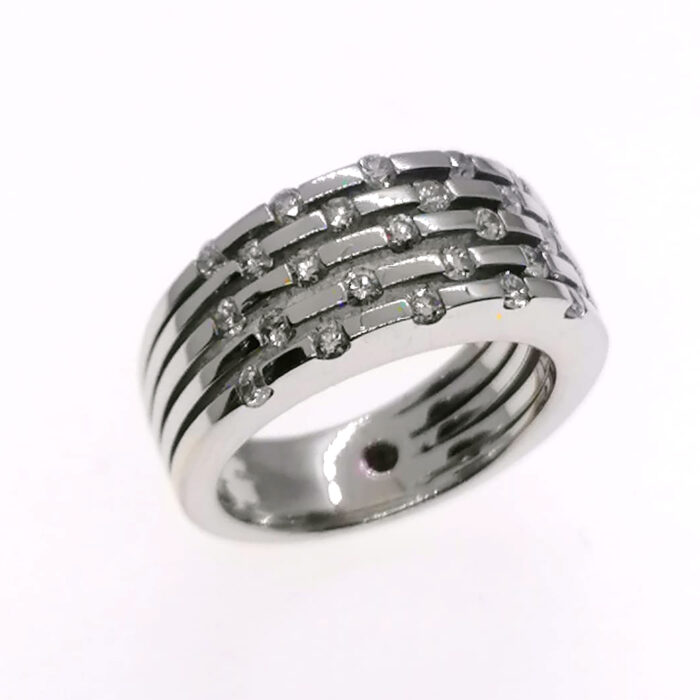 ROBERTO COIN Ring Parisienne Gold & Diamonds, ADR212RI - immagine 2