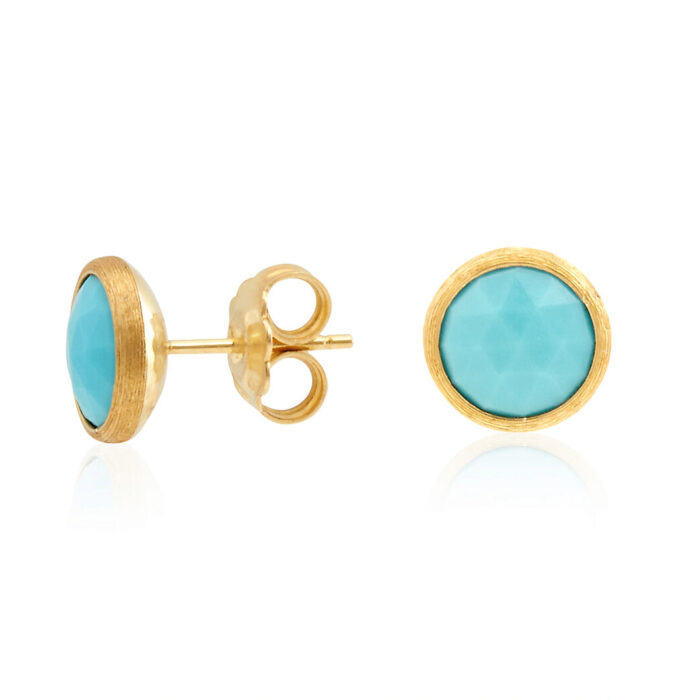 MARCO BICEGO orecchini Jaipur oro & turchese - immagine 3