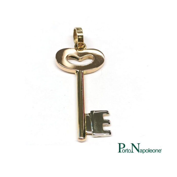 Ciondolo Chiave dell'Amore oro 18K