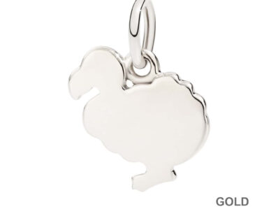 DODO ciondolo DoDo grande, oro bianco 18K