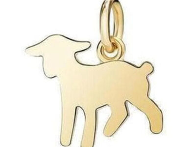 DODO ciondolo Agnello grande oro 18K,  2,0gr
