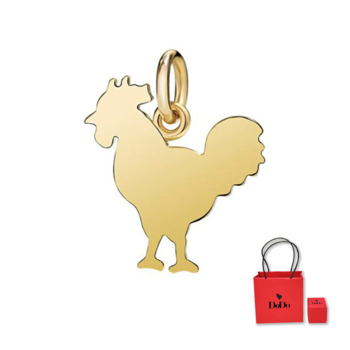 DODO Galletto piccolo oro giallo 18K, 1,0gr