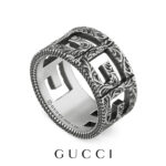 Gucci  Sterling Silver G Cube Motif Ring,  YBC551918001