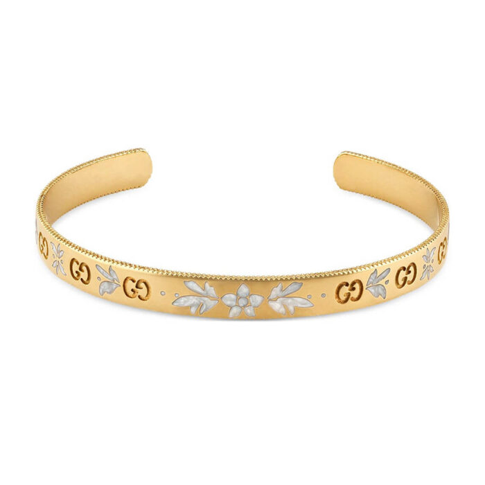 Gucci bracciale Gucci " Blossom" Oro 18K, 5.5cm - immagine 2