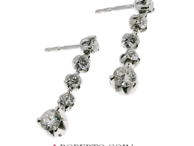 ROBERTO COIN Earrings 18K Cento Diamonds Cento 1.07ct