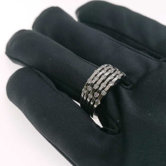 ROBERTO COIN Ring Parisienne Gold & Diamonds, ADR212RI - immagine 7