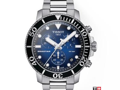 TISSOT Seastar 1000 Quarz, Chronograph, Blue, T1204171104101