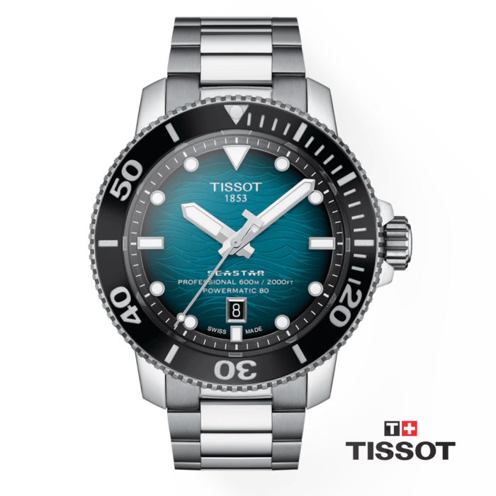 TISSOT Seastar 2000, 46mm Green, T1206071104100