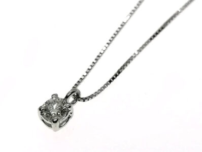 Diamond 0,10ct Punto Luce 18ct Oro Bianco