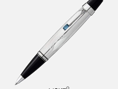 MONTBLANC Sfera Bohème Arabescque Argento, pietra Blu