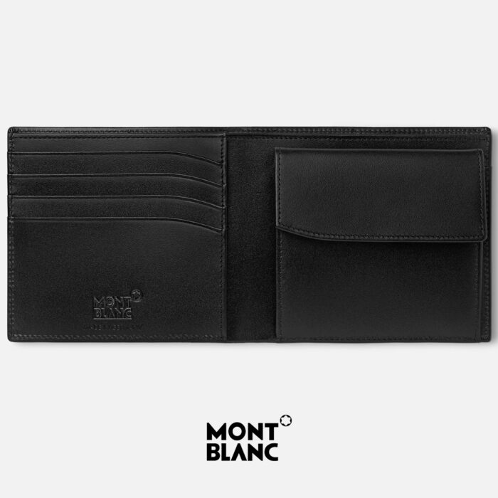 MONTBLANC Portafoglio Meisterstück 4 scomparti, p/monete, 7164 - immagine 3