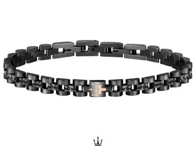 MASERATI Bracciale black & Cristal, PVD, JM420ATJ01