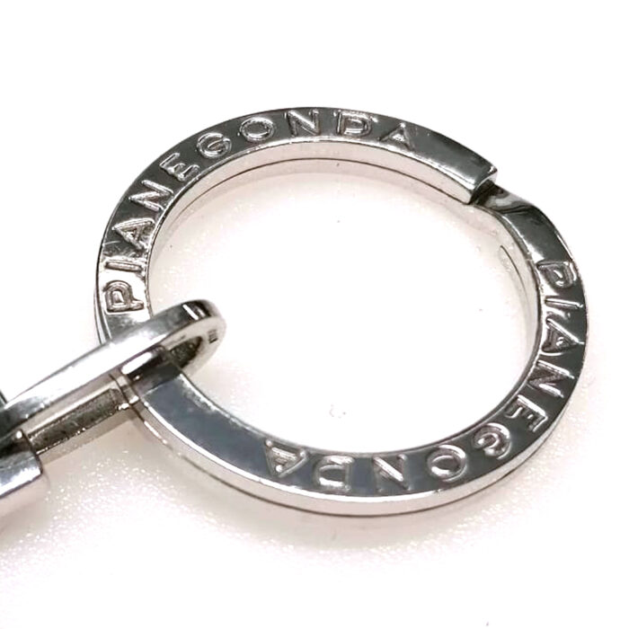 PIANEGONDA Portachiave argento, croce con logo - immagine 3