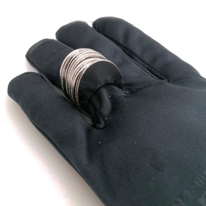 PIANEGONDA Anello di 10 elementi ovali in Argento massiccio - immagine 6