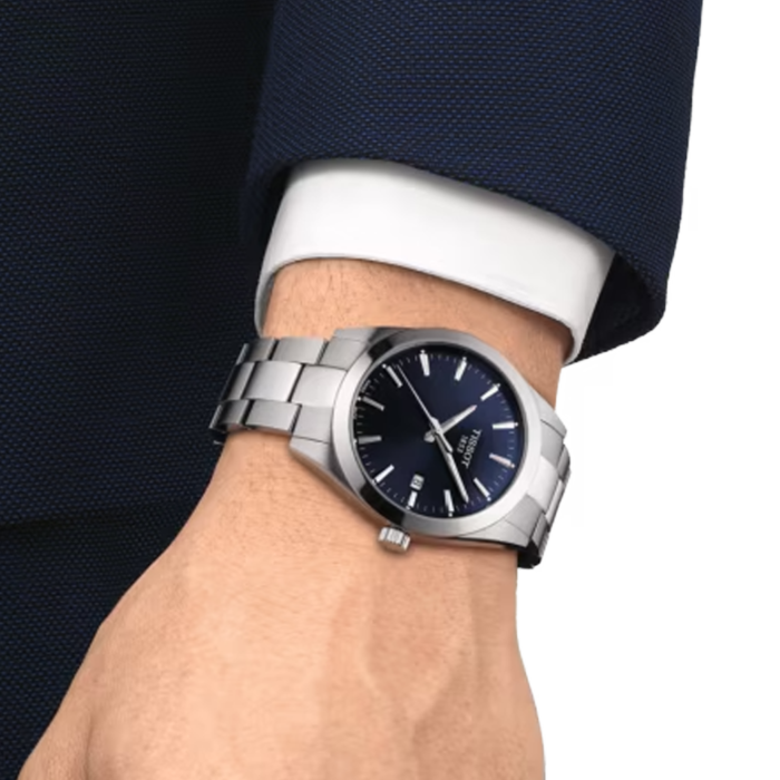 TISSOT Gentleman Qz Blue, T1274101104100, - immagine 5