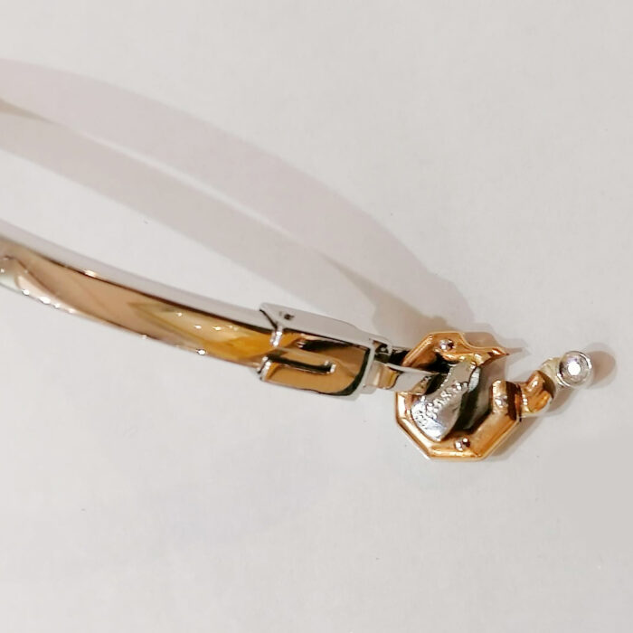 Barakà Bracciale semirigido in Oro 18K bianco e rosa - immagine 3