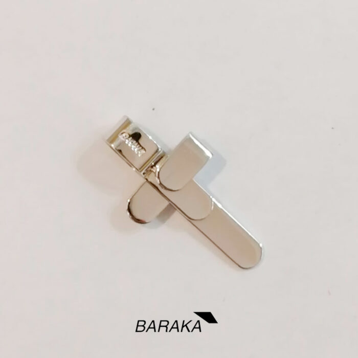 Barakà Croce Oro Giallo 18K a lastra piatta, CR20525
