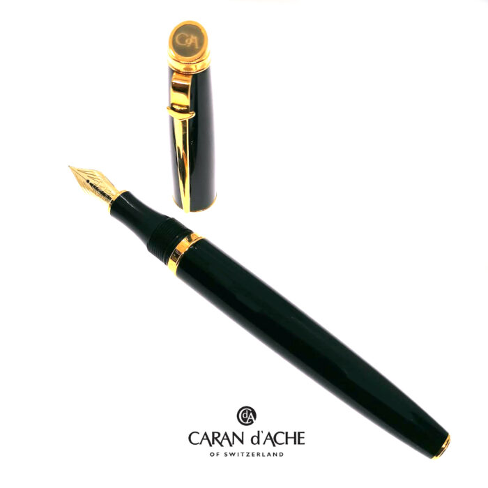 Caran D'Ache Stilografica Geneve Laque e pennino oro EF