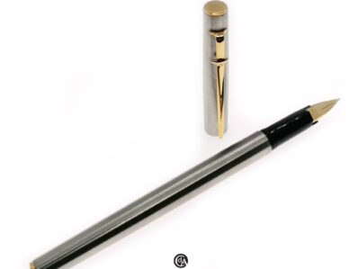 Caran D'Ache Stilografica acciao, pennino oro F