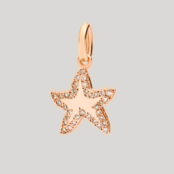 DODO Stellina Oro rosa & Diamanti brown 0,20ct - immagine 2