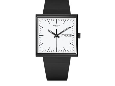 Swatch, Bioceramic "What If ?"  Black / White