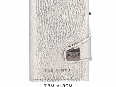 Tru_Virtu Wallet Click & Slide, Silver, 241040001