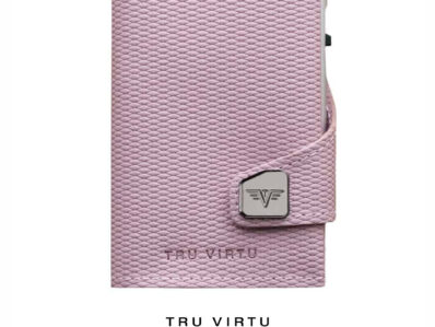 Tru_Virtu Wallet Click & Slide, Rose Silver, 24104000306