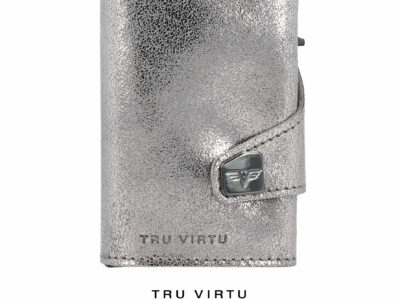 Tru_Virtu Wallet Click & Slide, SilverGrey, 24104000127