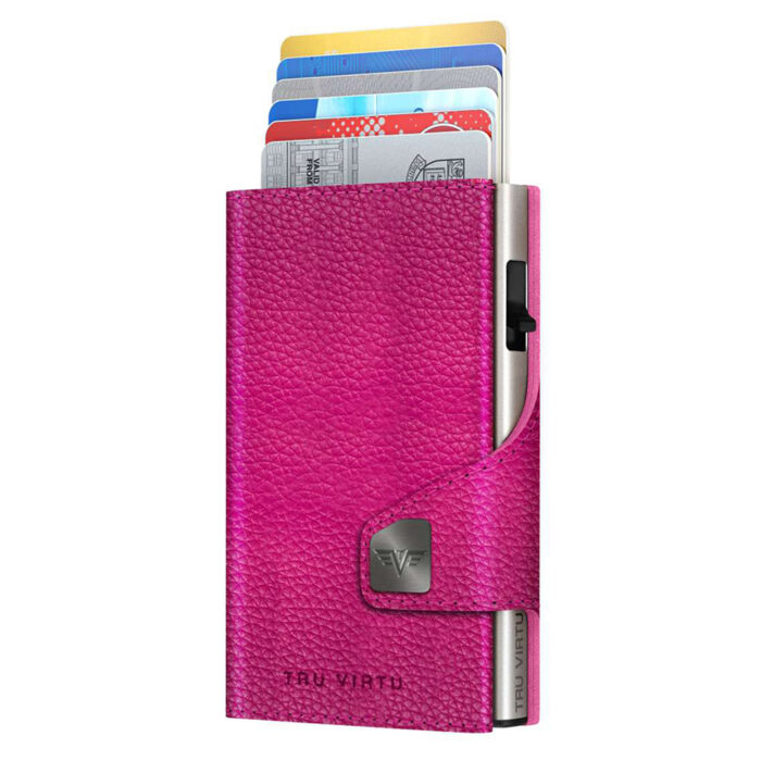Tru_Virtu Wallet Click & Slide, Fuchsia/Silver, 24104004406 - immagine 5