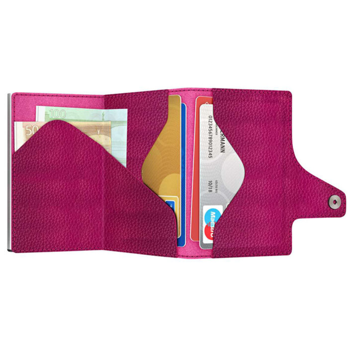 Tru_Virtu Wallet Click & Slide, Fuchsia/Silver, 24104004406 - immagine 3