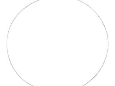 DODO Collana essential Oro Bianco 18K, 50cm