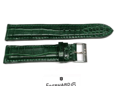 Eberhard Cinturino cocco ingrossato verde, 19 / 18