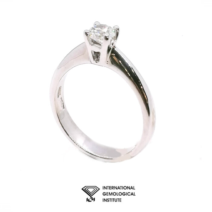 IGI Anello Diamante Naturale Ct 0,50 G VS2