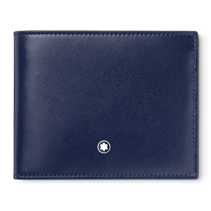 MONTBLANC Portafoglio classico 6cc BLU, 131692 - immagine 2