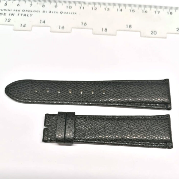 Montblanc Cinturino pelle nero, 22 / 18 - immagine 4