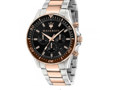 MASERATI Sfida cronografo PVD,  bracciale