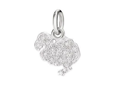 DODO ciondolo Oro bianco 18K & Brillanti
