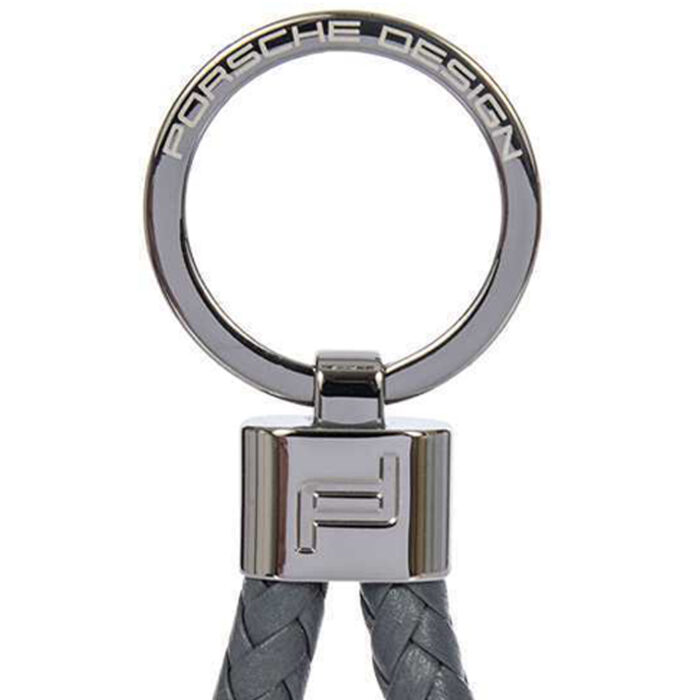 Porsche Design Portachiavi gancio metallo, Antracite - immagine 3