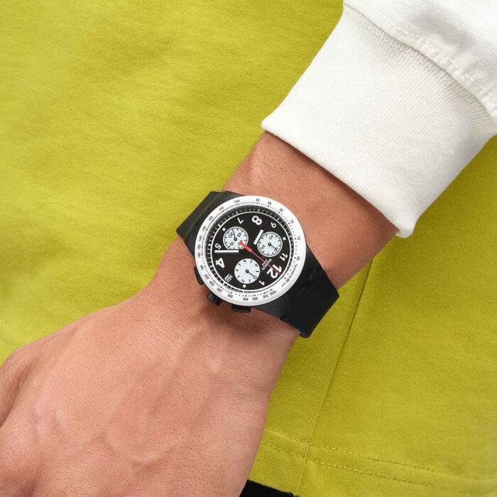 Swatch Chronograph Basic About Black, SUSB420 - immagine 5
