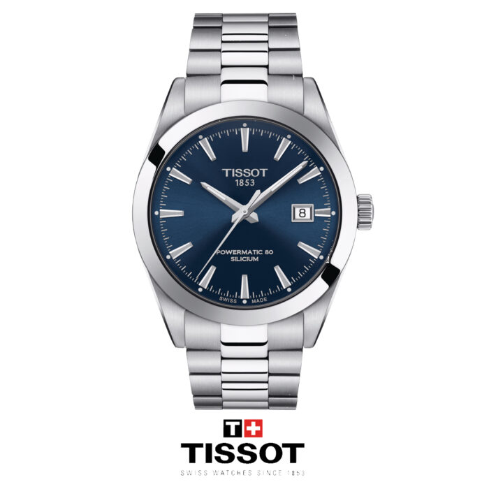 TISSOT Gentleman Powermatic 80 Blu, 40mm