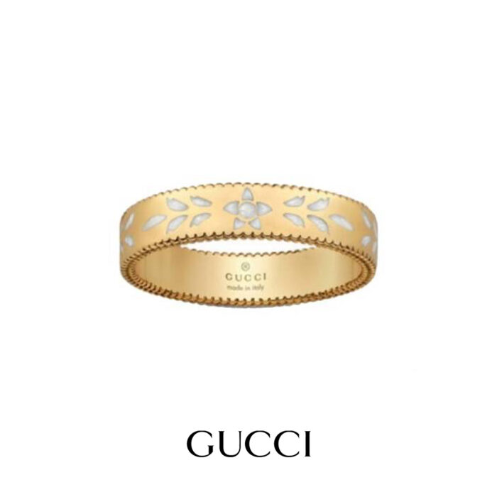 Gucci Icon Anello oro giallo 18K. 11 mis