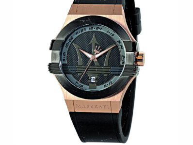 MASERATI men's watch Potenza collection, Black,