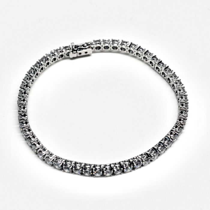 Lab_Grown Diamond Bracelet Gold 18K, 7,5Ct - immagine 4