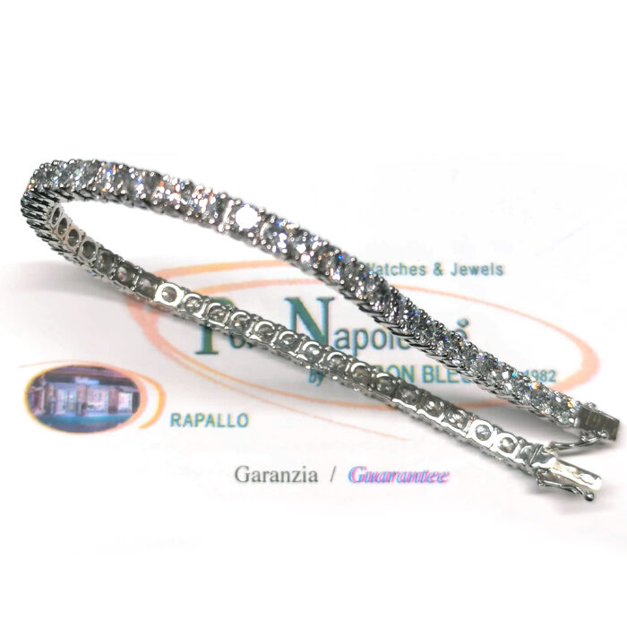 Lab_Grown Diamond Bracelet Gold 18K, 5,24Ct F VVS - immagine 10
