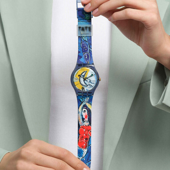 Swatch X Tate Galley, Chagall's Blue Circus, SUOZ365 - immagine 4