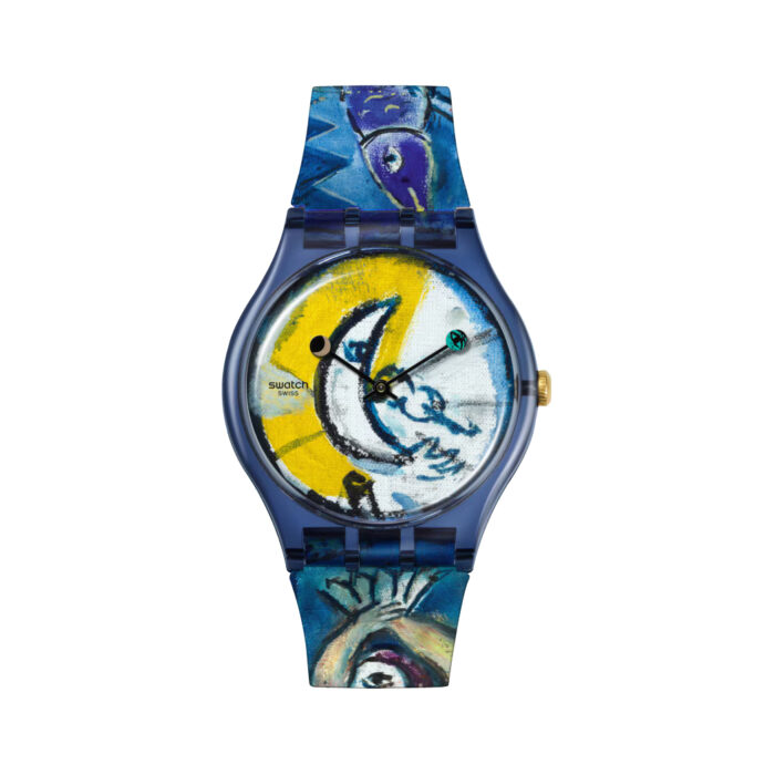 Swatch X Tate Galley, Chagall's Blue Circus, SUOZ365 - immagine 2