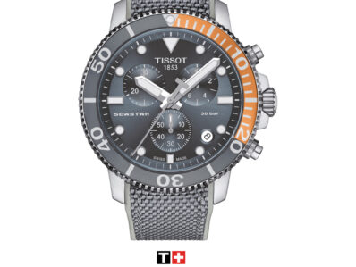 TISSOT Seastar 1000 Quarz, Chronograph, Grigio, T1204171708101