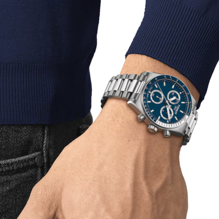 TISSOT PRS516 Chronograph Qz, Blu - immagine 8