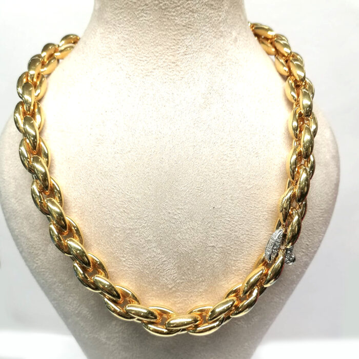 Chiampesan, Collier 18K Gold & Diamonds ct 0,30 - immagine 4