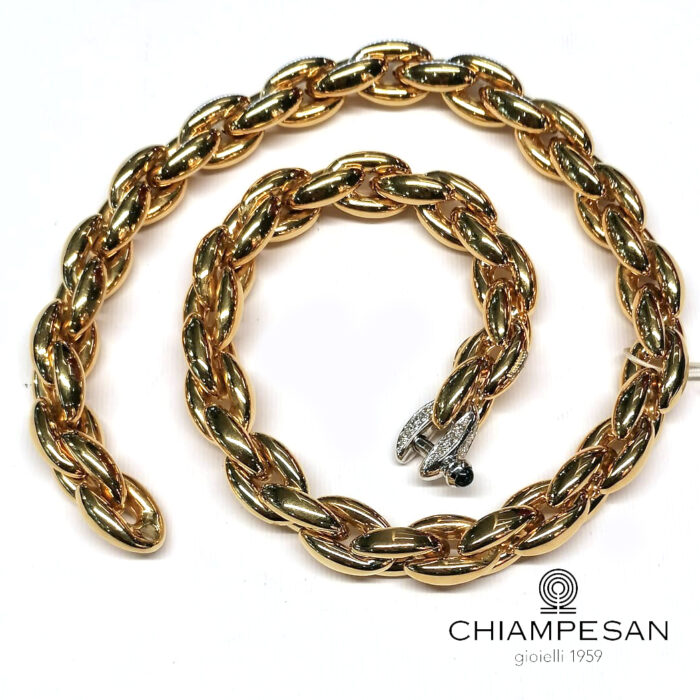 Chiampesan, Collier 18K Gold & Diamonds ct 0,30 - immagine 7
